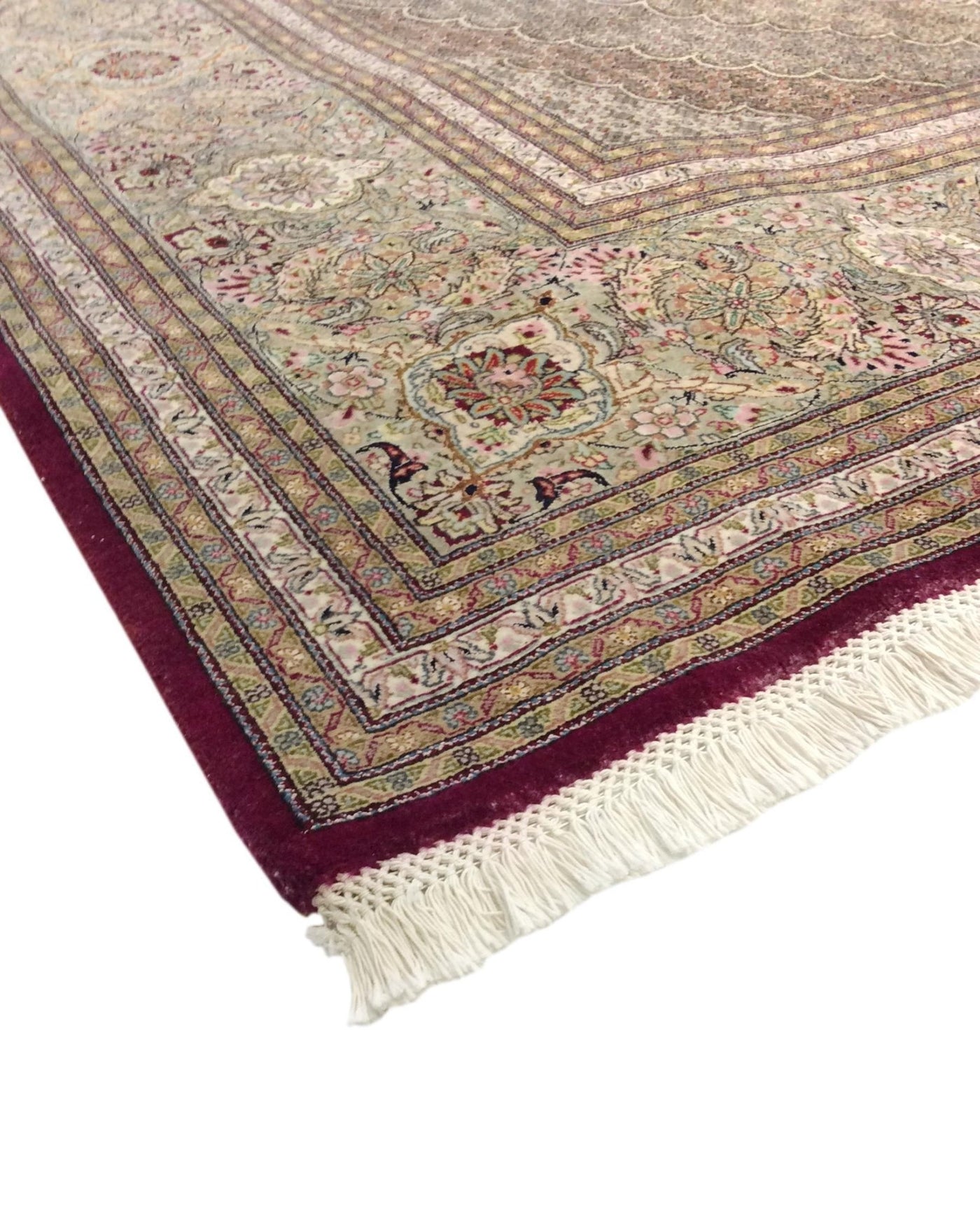 Canvello Silkroad Tabriz Hand Knotted Wool Rug - 11'4" X 16'7" - Canvello