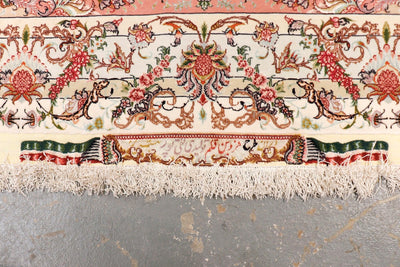 Canvello Silkroad Tabriz Ivory Area Rug - 16'3" X 27'2" - Canvello