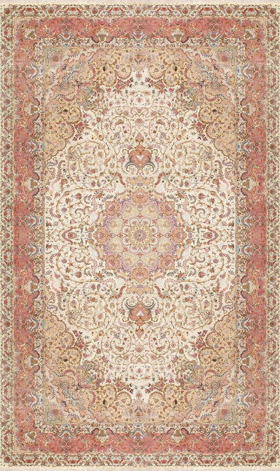 Canvello Silkroad Tabriz Ivory Area Rug - 16'3" X 27'2" - Canvello