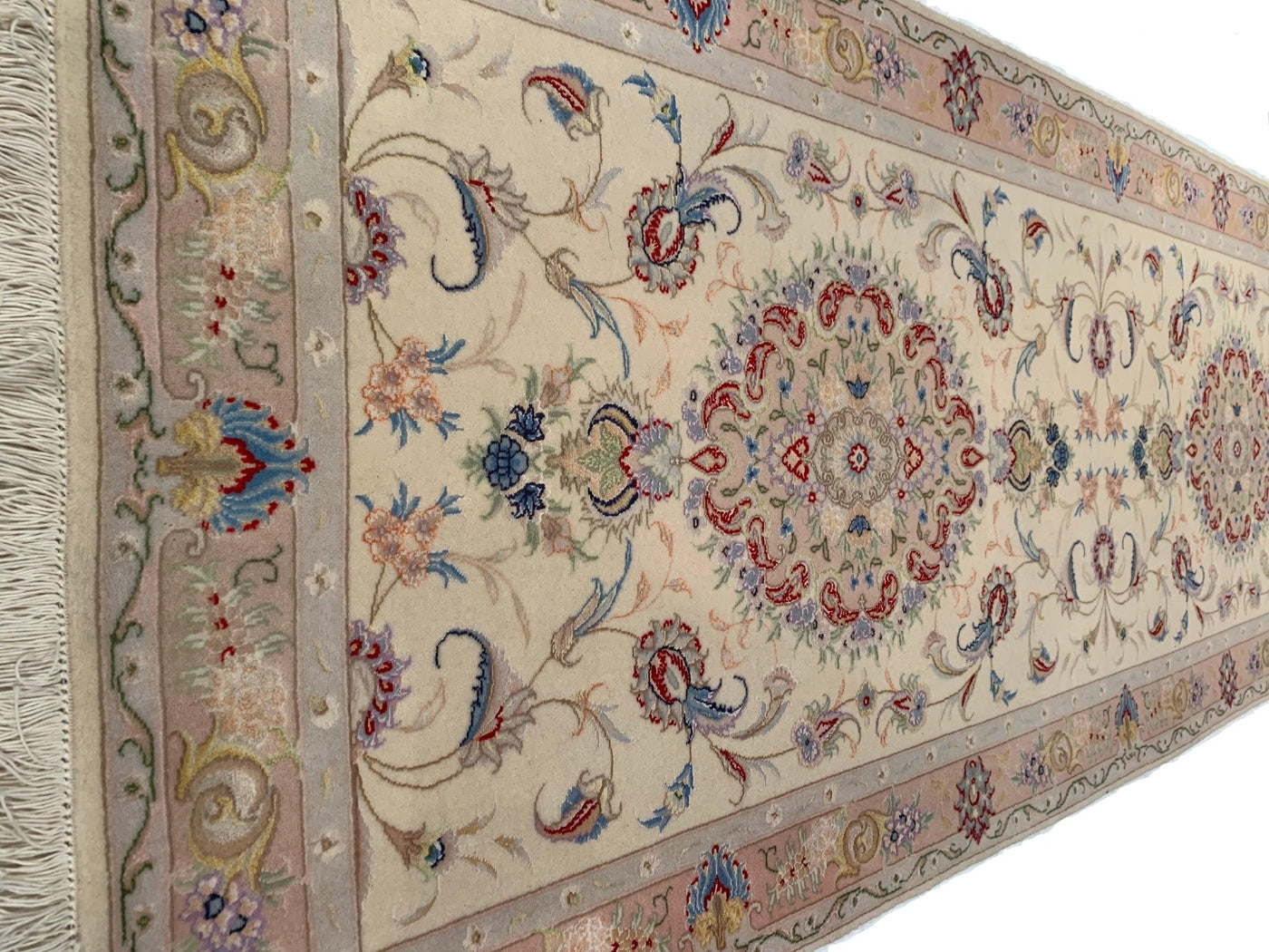 Canvello Silkroad Tabriz Long Runner Rugs - 2'11'' X 14'2'' - Canvello