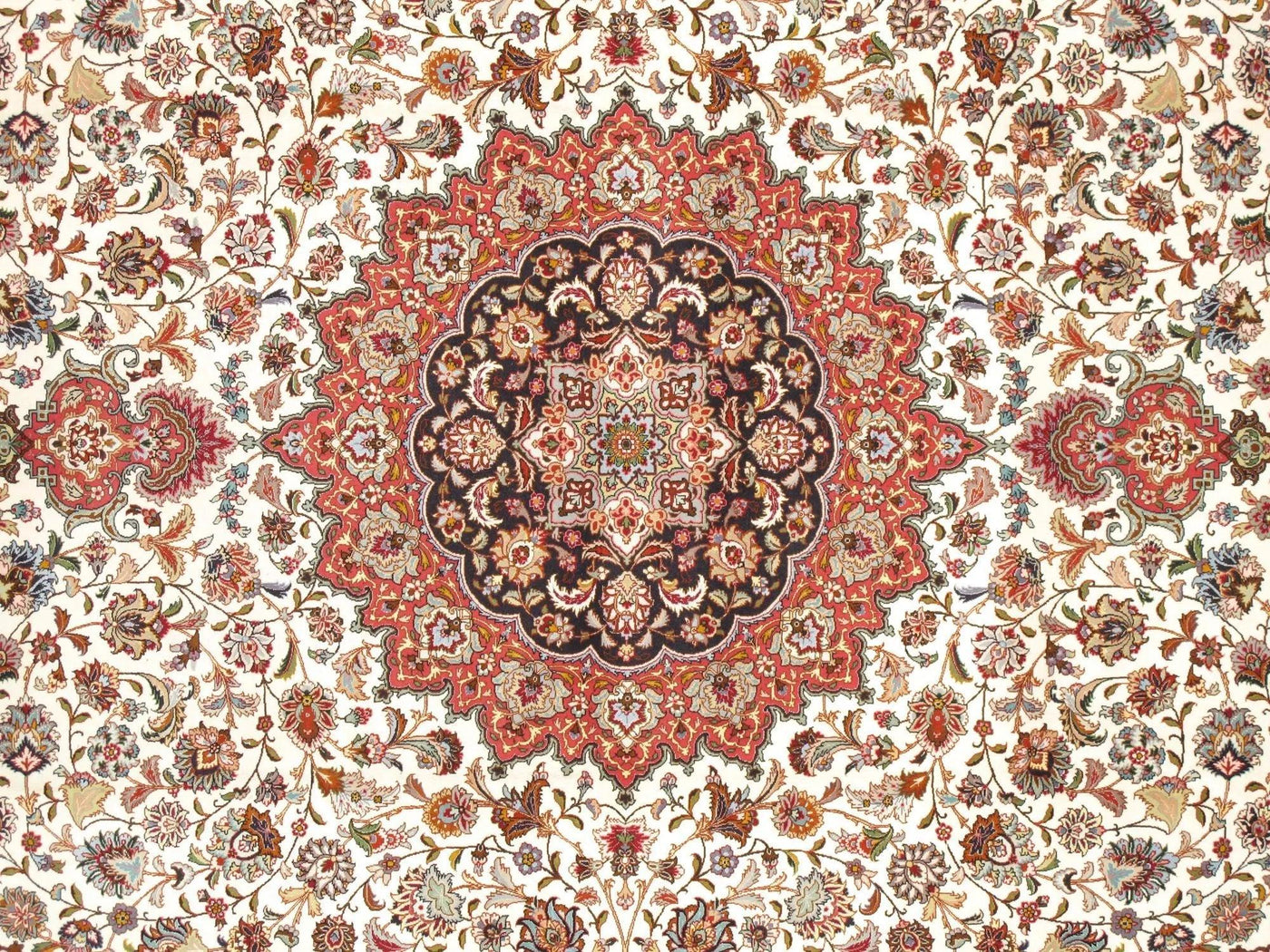 Canvello Silkroad Tabriz Modern Wool Area Rugs - 9'11" X 13' - Canvello