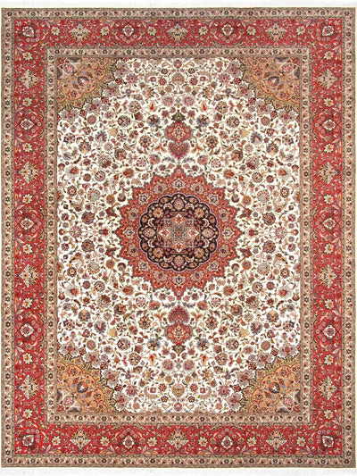 Canvello Silkroad Tabriz Modern Wool Area Rugs - 9'11" X 13' - Canvello