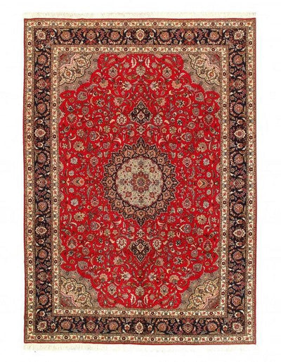 Canvello Silkroad Tabriz Red And Brown Rugs - 8'.3'' X 11'.8'' - Canvello