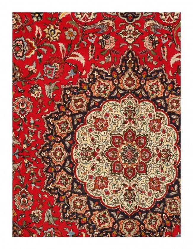 Canvello Silkroad Tabriz Red And Brown Rugs - 8'.3'' X 11'.8'' - Canvello