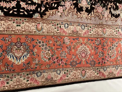 Canvello Silkroad Tabriz Vintage Pink Rug - 9'7" x 13'2" - Canvello