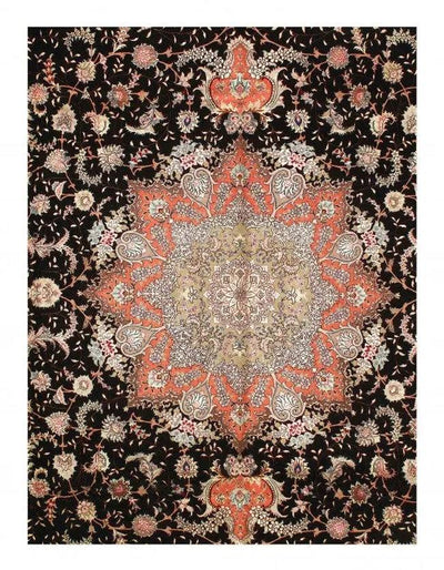 Canvello Silkroad Tabriz Vintage Pink Rug - 9'7" x 13'2" - Canvello