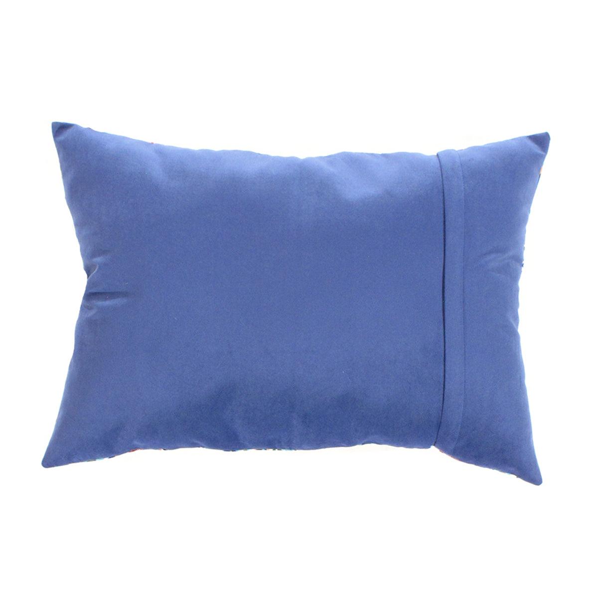 Canvello Silkroad Tile Velvet Pillow 18' X 26' - Canvello