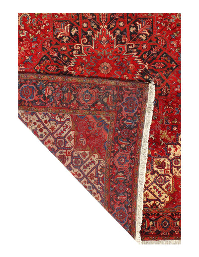 Canvello Persian Vintage Antique Heriz Rug - 10' X 12'8''