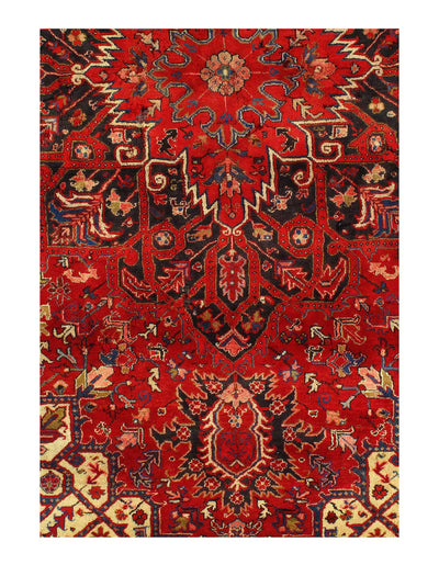 Canvello Persian Vintage Antique Heriz Rug - 10' X 12'8''