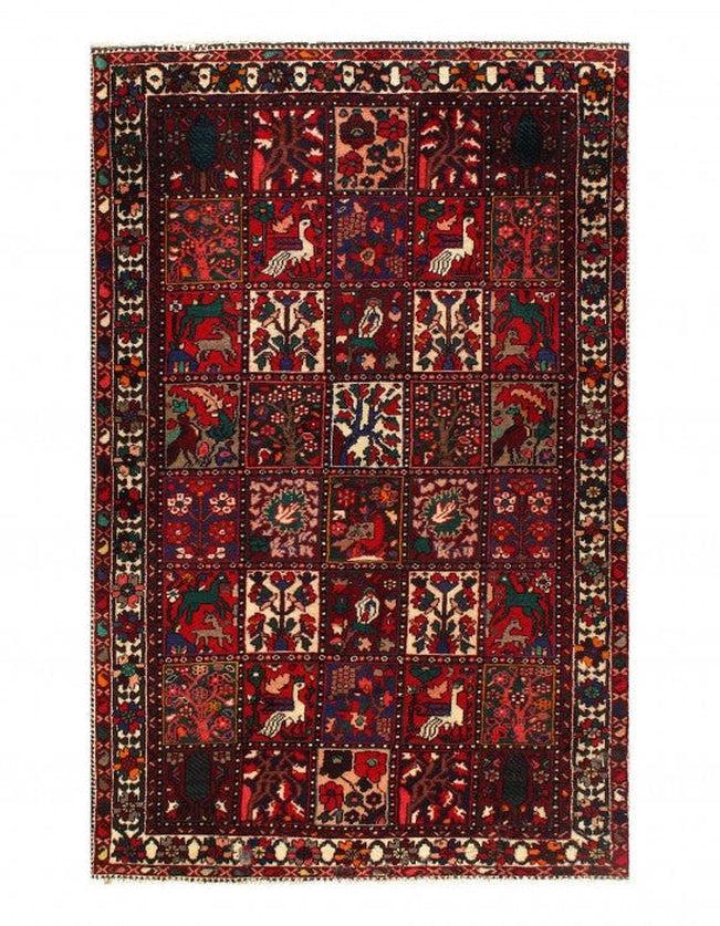 Canvello Silkroad Vintage Bakhtiari Rug - 4'4'' x 7'2'' - Canvello