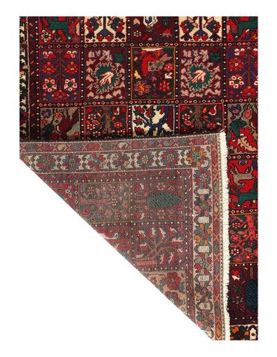 Canvello Silkroad Vintage Bakhtiari Rug - 4'4'' x 7'2'' - Canvello