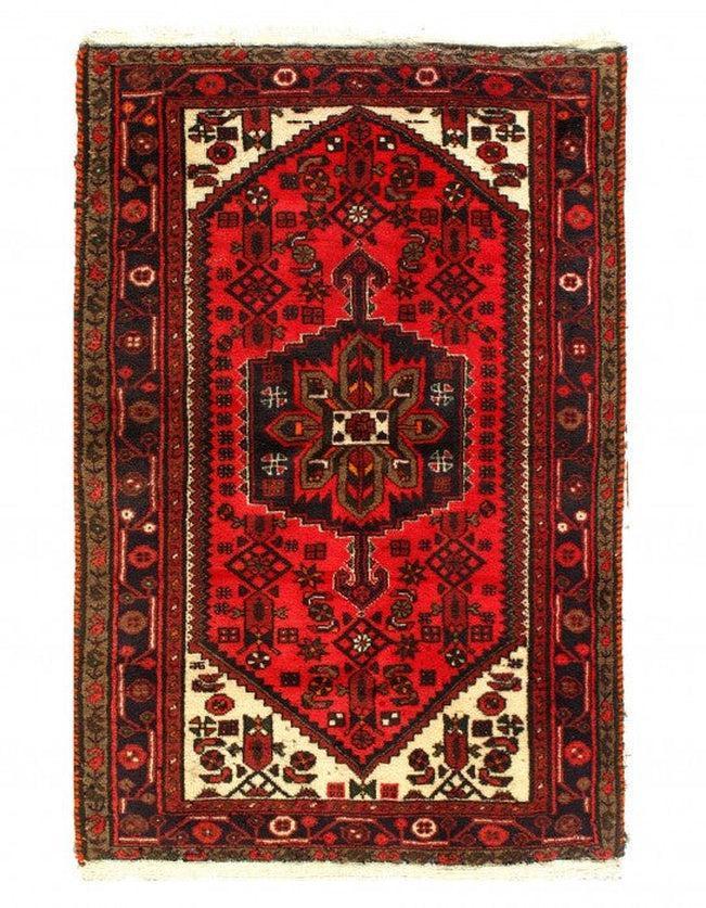 Canvello Silkroad Vintage Hamadan Rug - 3'4'' x 5' - Canvello