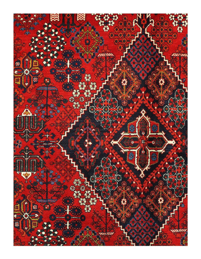 Canvello Silkroad Vintage Joshagan Red Rug - 8'8'' X 12'4'' - Canvello