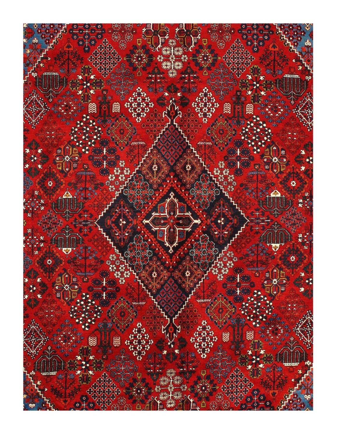 Canvello Silkroad Vintage Joshagan Red Rug - 8'8'' X 12'4'' - Canvello