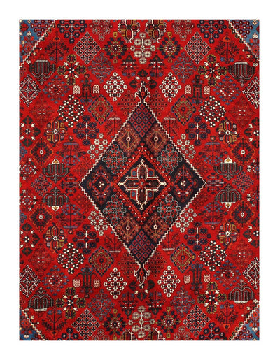 Canvello Silkroad Vintage Joshagan Red Rug - 8'8'' X 12'4'' - Canvello