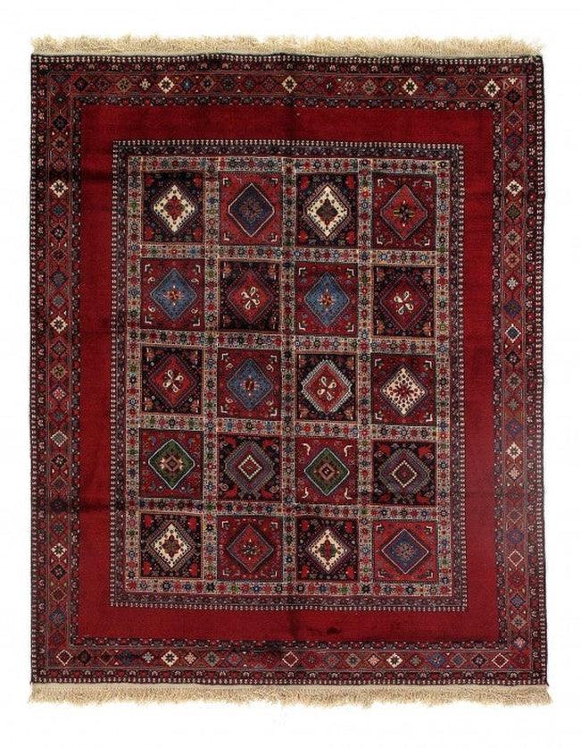 Canvello Persian Yalameh Blue And Red Rug - 6'9'' X 8'