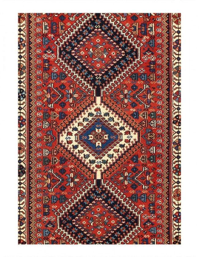 Canvello Silkroad Yalameh Blue Runner Rug - 2'9'' X 9'9'' - Canvello