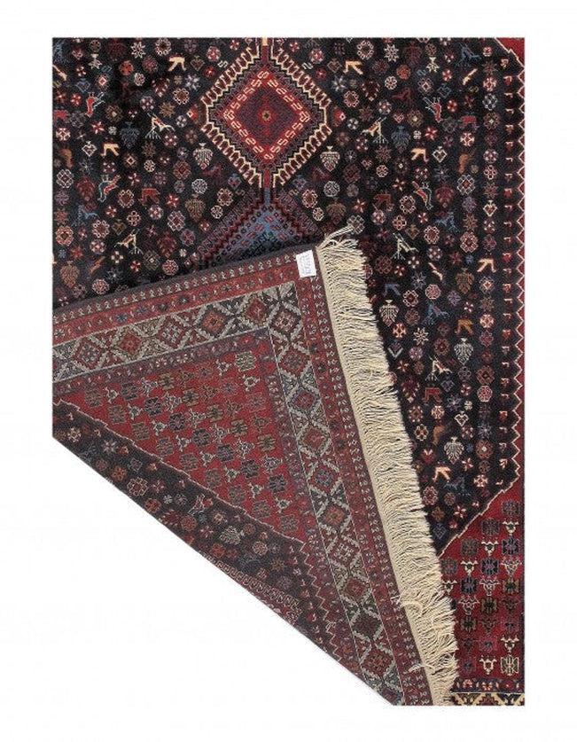 Canvello Silkroad Yalameh Blue Wool Rug - 5'7'' X 7'9'' - Canvello