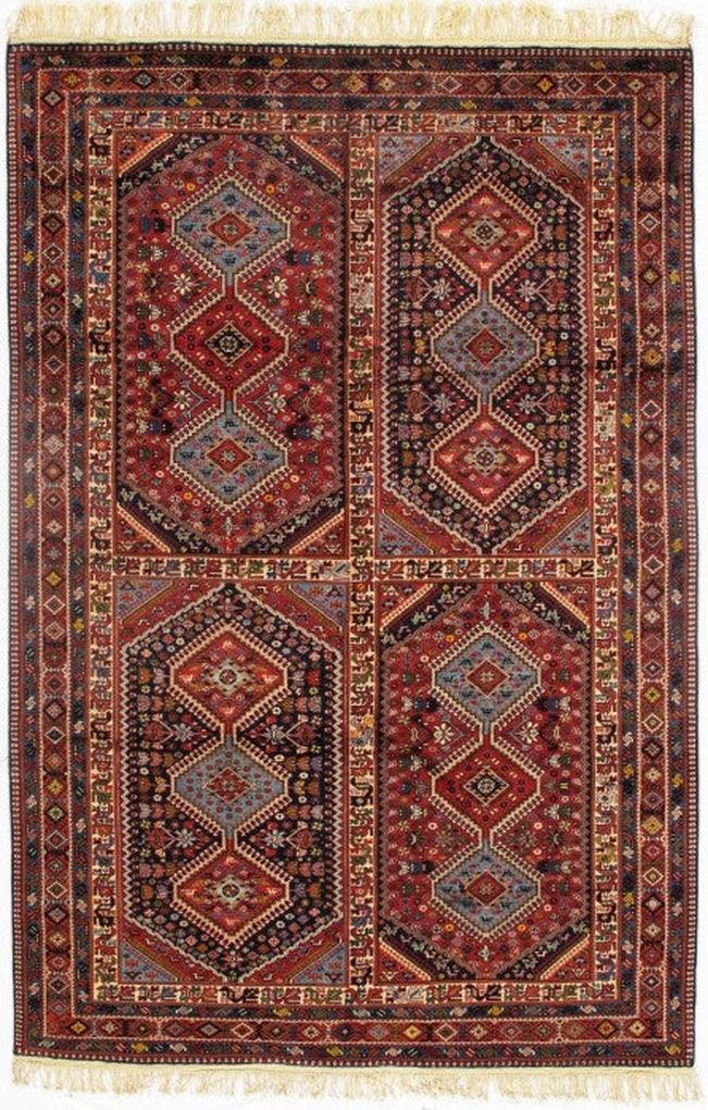 Canvello Silkroad Yalameh Large Red Rugs - 7' x 10'5" - Canvello