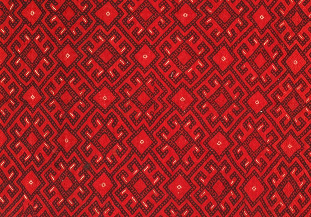 Canvello Silkroad Yamoud Dark Red Rug - 6'4'' X 11' - Canvello