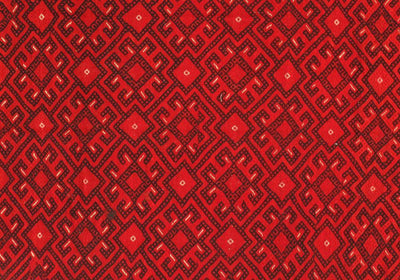 Canvello Silkroad Yamoud Dark Red Rug - 6'4'' X 11' - Canvello