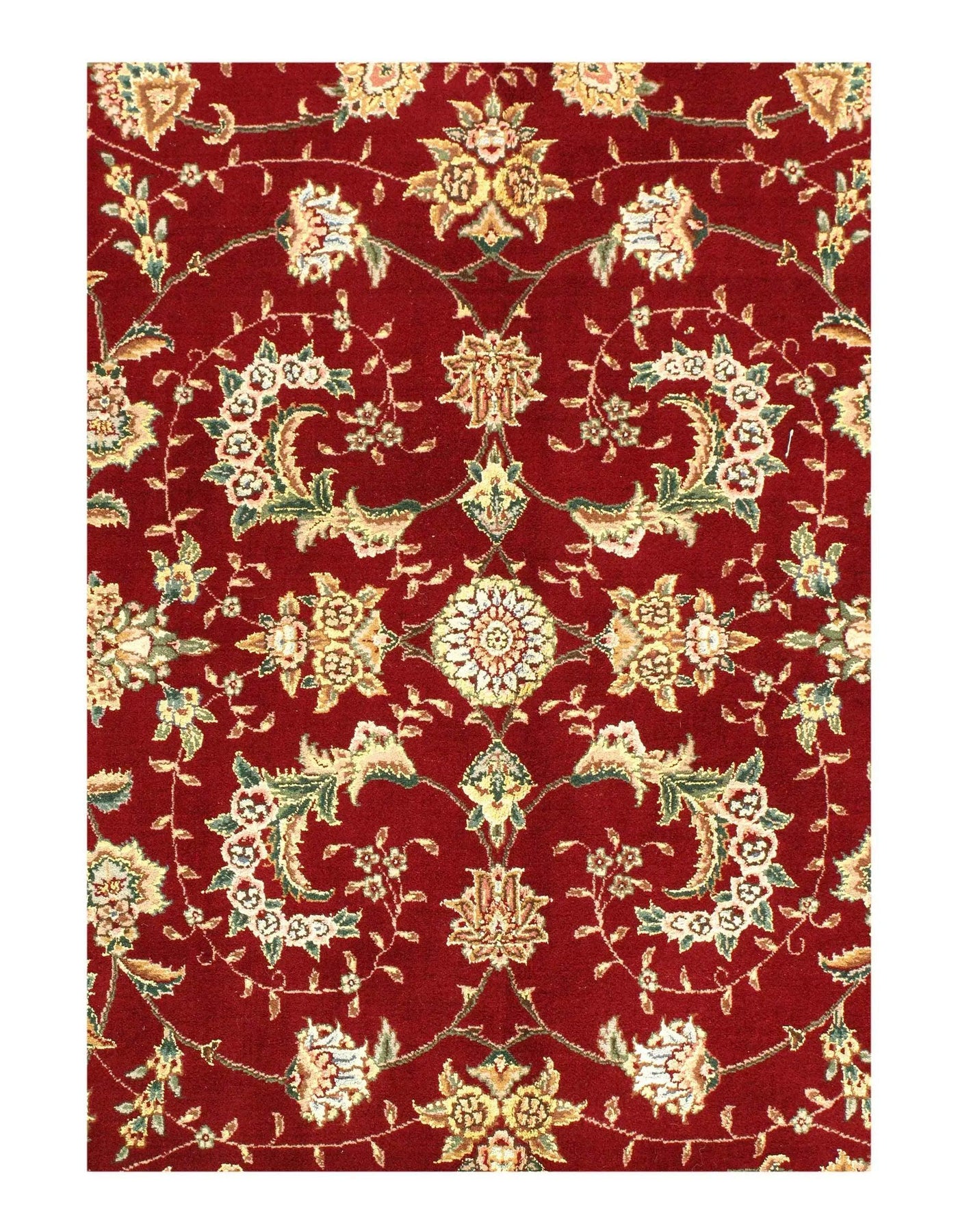 Canvello Sino Tabriz Hand-Knotted Rug - 8'1" x 10'2"