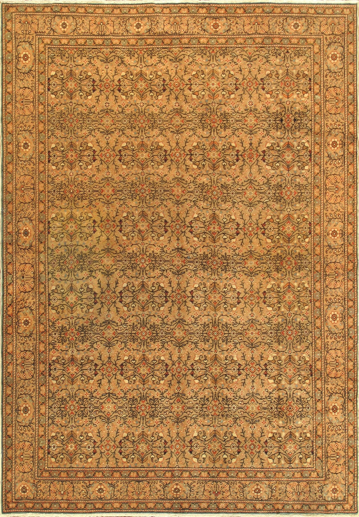 Canvello Sivas Hand-Knotted Wool Area Rug- 6'6" X 9'4"