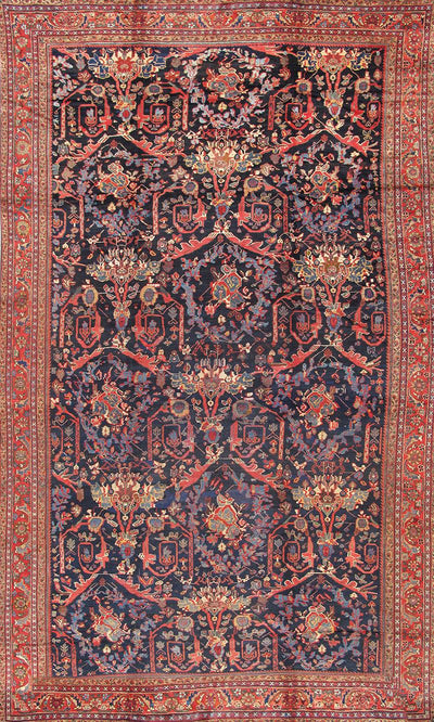 Canvello Sultanabad Blue Area Rugs For Living Room - 11'6" X 18' 6"