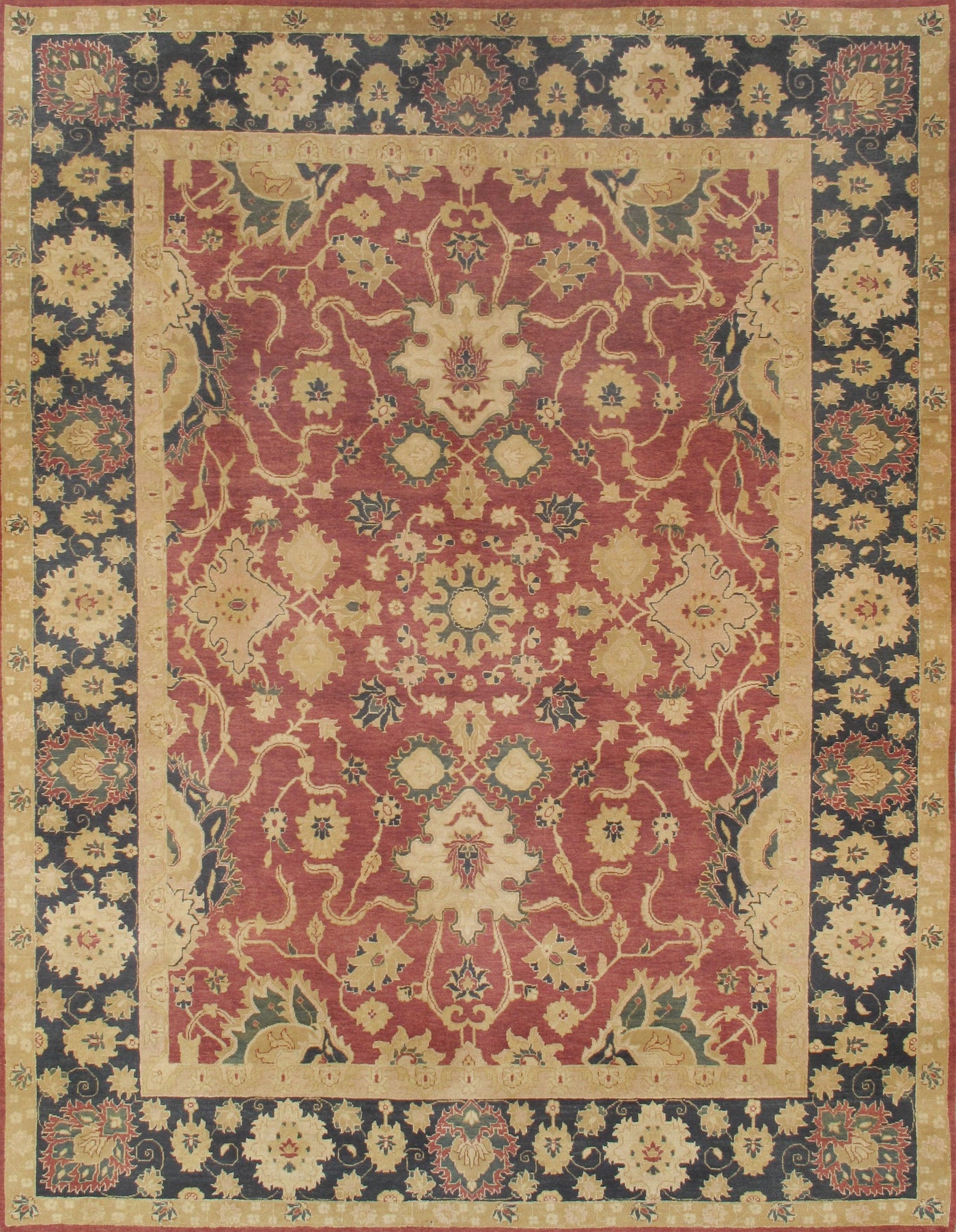 Canvello Sultanabad Hand-Knotted Lamb's Wool Area Rug-10' X 13'10"