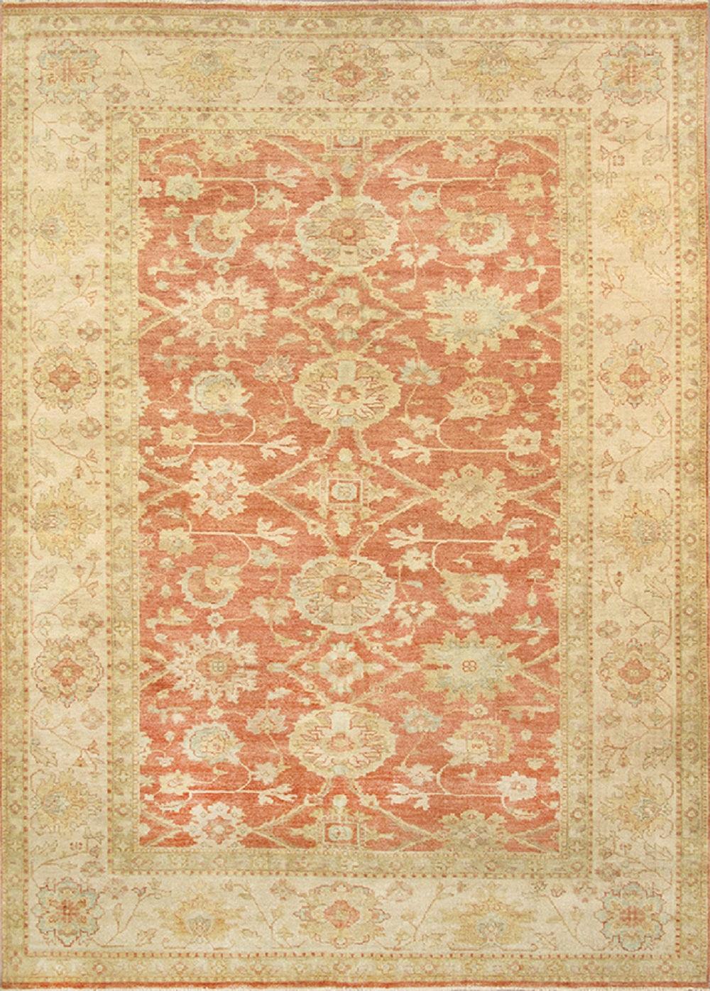 Canvello Sultanabad Hand-Knotted Lamb's Wool Area Rug- 12'5" X 18'3"