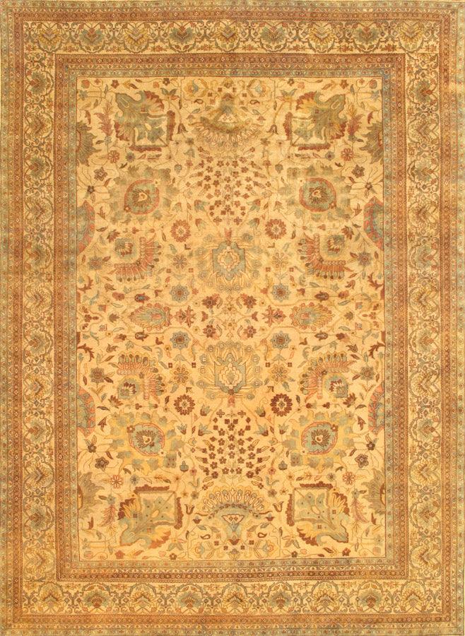Canvello Sultanabad Hand-Knotted Lamb's Wool Area Rug- 12' X 14'9"