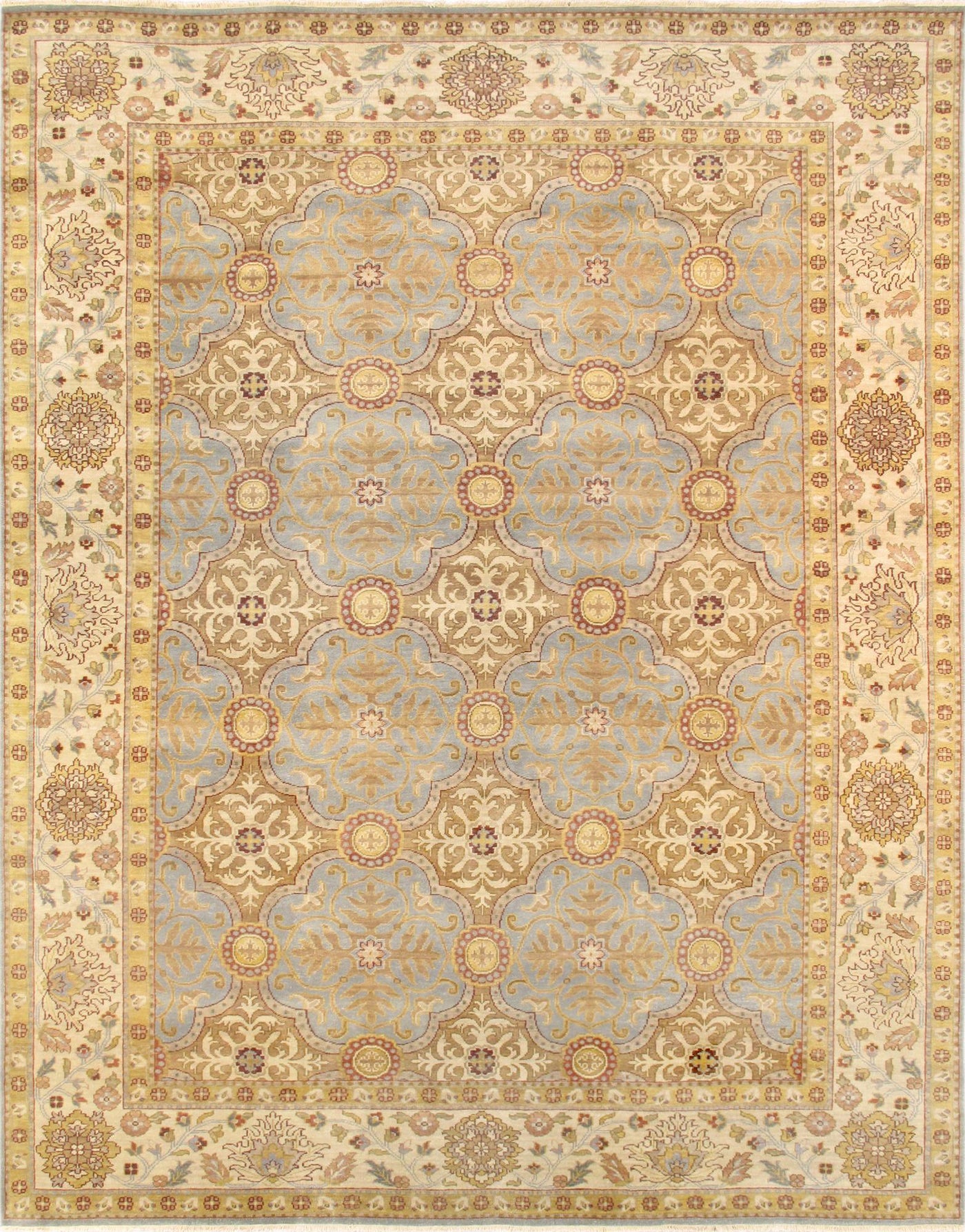Canvello Sultanabad Hand-Knotted Lamb's Wool Area Rug- 6' X 9'