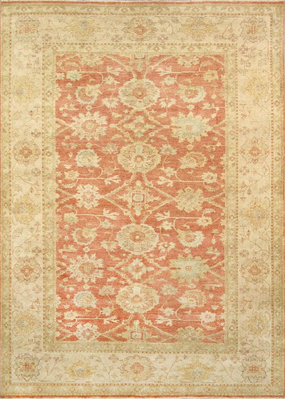 Canvello Sultanabad Hand - Knotted Lamb's Wool Area Rug - 10'3" X 14'1" - Canvello