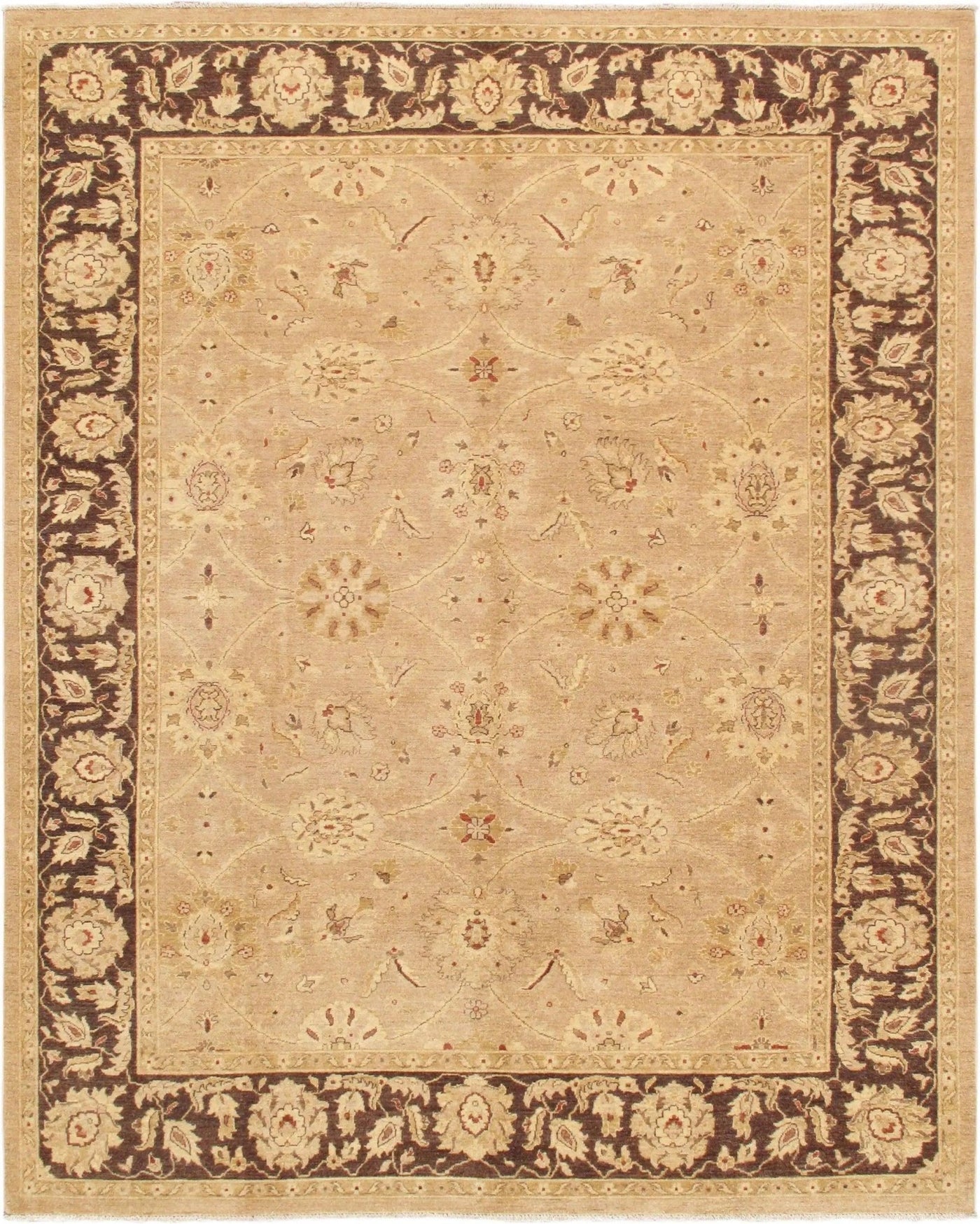 Canvello Sultanabad Hand - Knotted Lamb's Wool Area Rug - 8'10" X 11'2" - Canvello