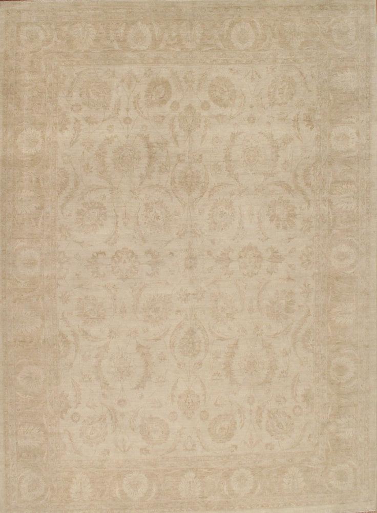 Canvello Sultanabad Hand - Knotted Lamb's Wool Area Rug - 8'9" X 12' - Canvello