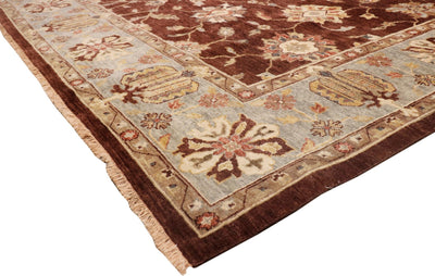 Canvello Sultanabad Hand - Knotted Lamb's Wool Area Rug - 9' X 11'9" - Canvello