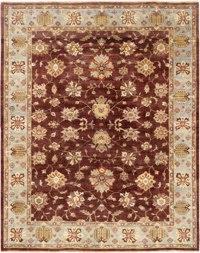 Canvello Sultanabad Hand - Knotted Lamb's Wool Area Rug - 9' X 11'9" - Canvello