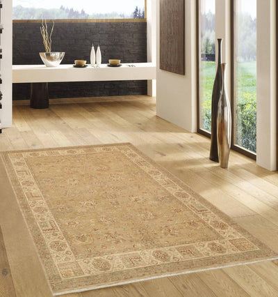 Canvello Sultanabad Hand - Knotted Lamb's Wool Area Rug - 9'2" X 12'2" - Canvello