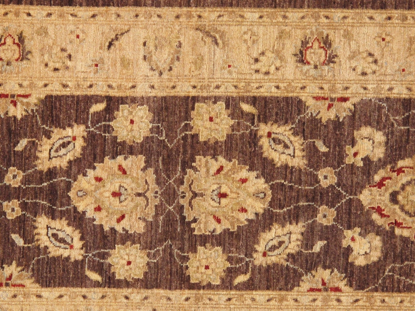 Canvello Sultanabad Hand - Knotted Lamb's Wool Runner - 2'6" X 10'2" - Canvello