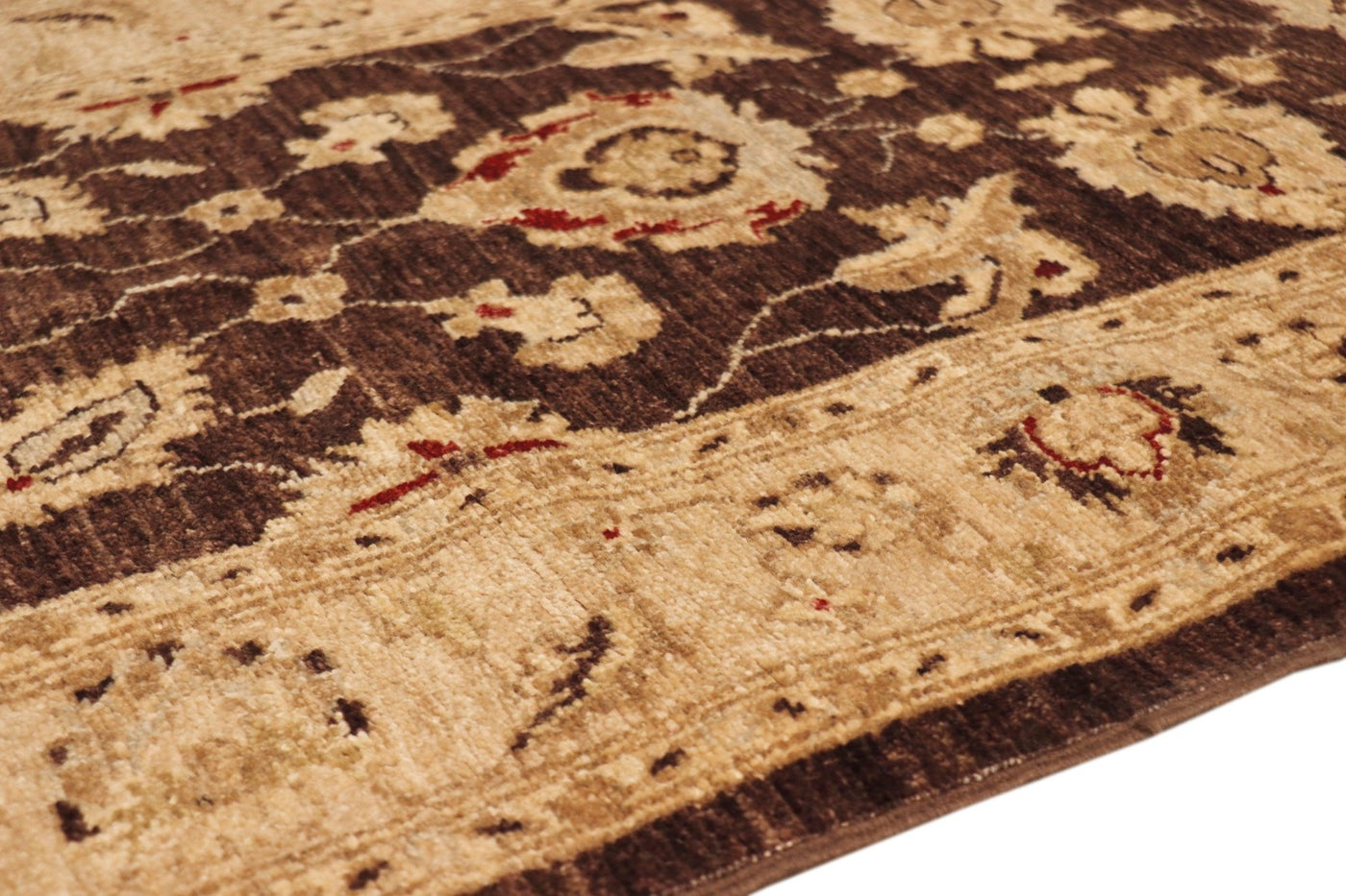 Canvello Sultanabad Hand - Knotted Lamb's Wool Runner - 2'6" X 10'2" - Canvello