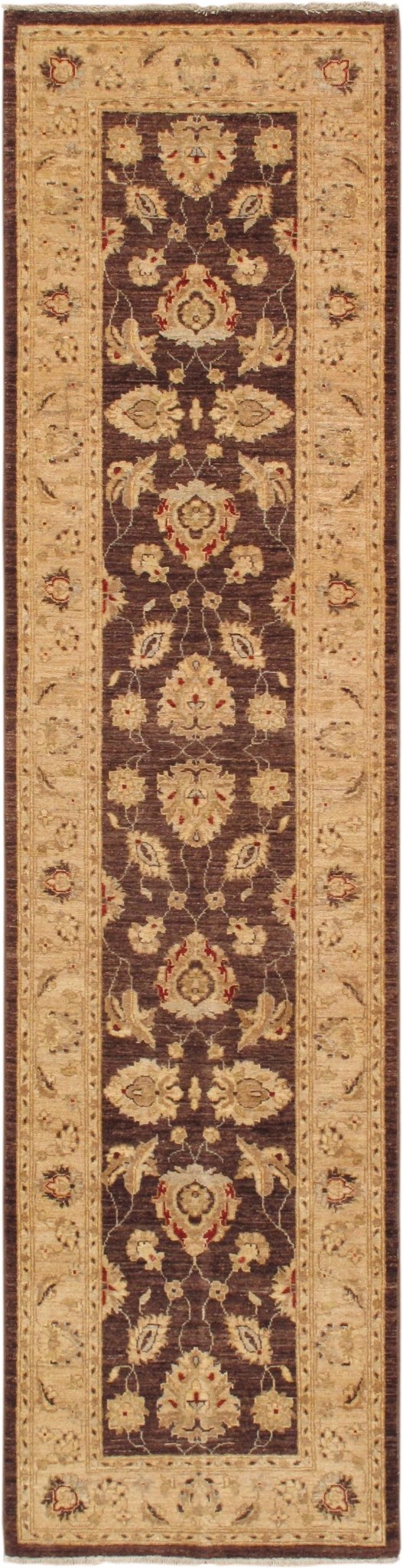 Canvello Sultanabad Hand - Knotted Lamb's Wool Runner - 2'6" X 10'2" - Canvello