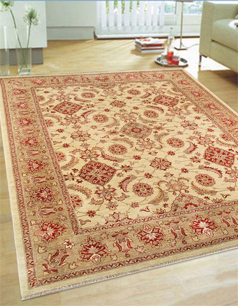 Canvello Sultanabad Hand - Knotted Lamb's Wool Runner 8'1" X 10'2" - Canvello