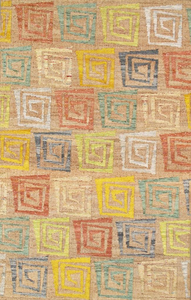 Canvello Sumak Hand - Woven Hemp Area Rug - 5' X 8' - Canvello