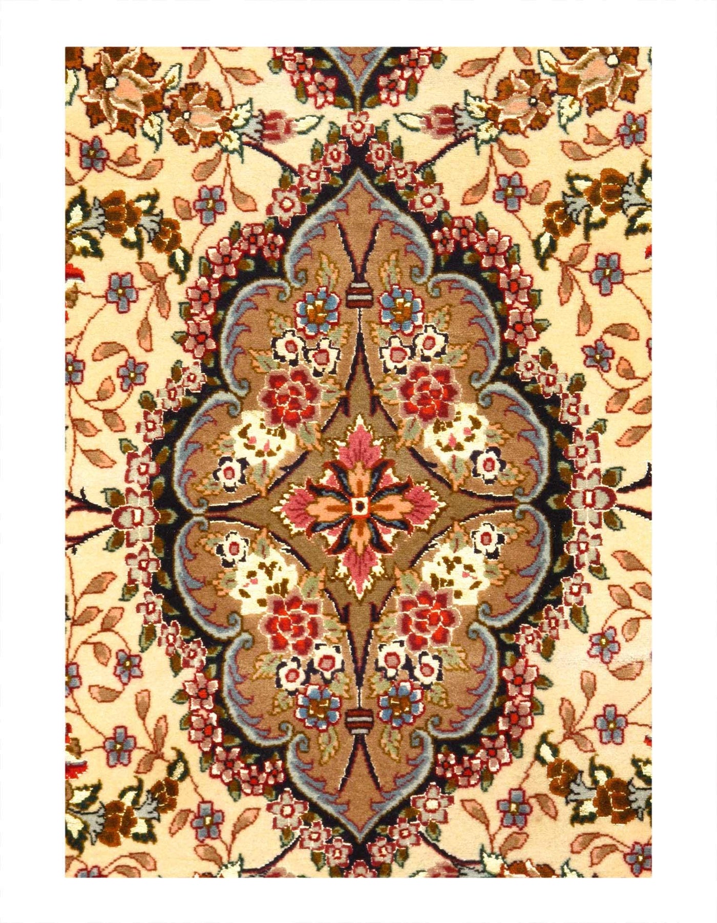 Canvello Super Fine circa 1990 Silkroad Tabriz silk & wool Runner - 3' X 13' - Canvello