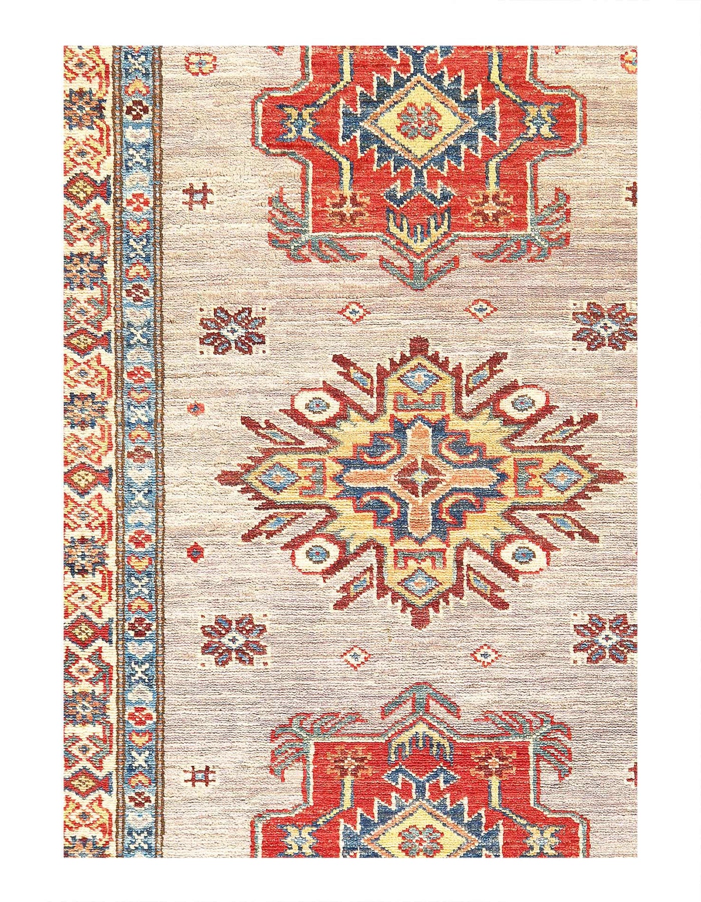 Canvello Super Kazak Lamb's Wool Runner - 2'8" X 13'8" - Canvello