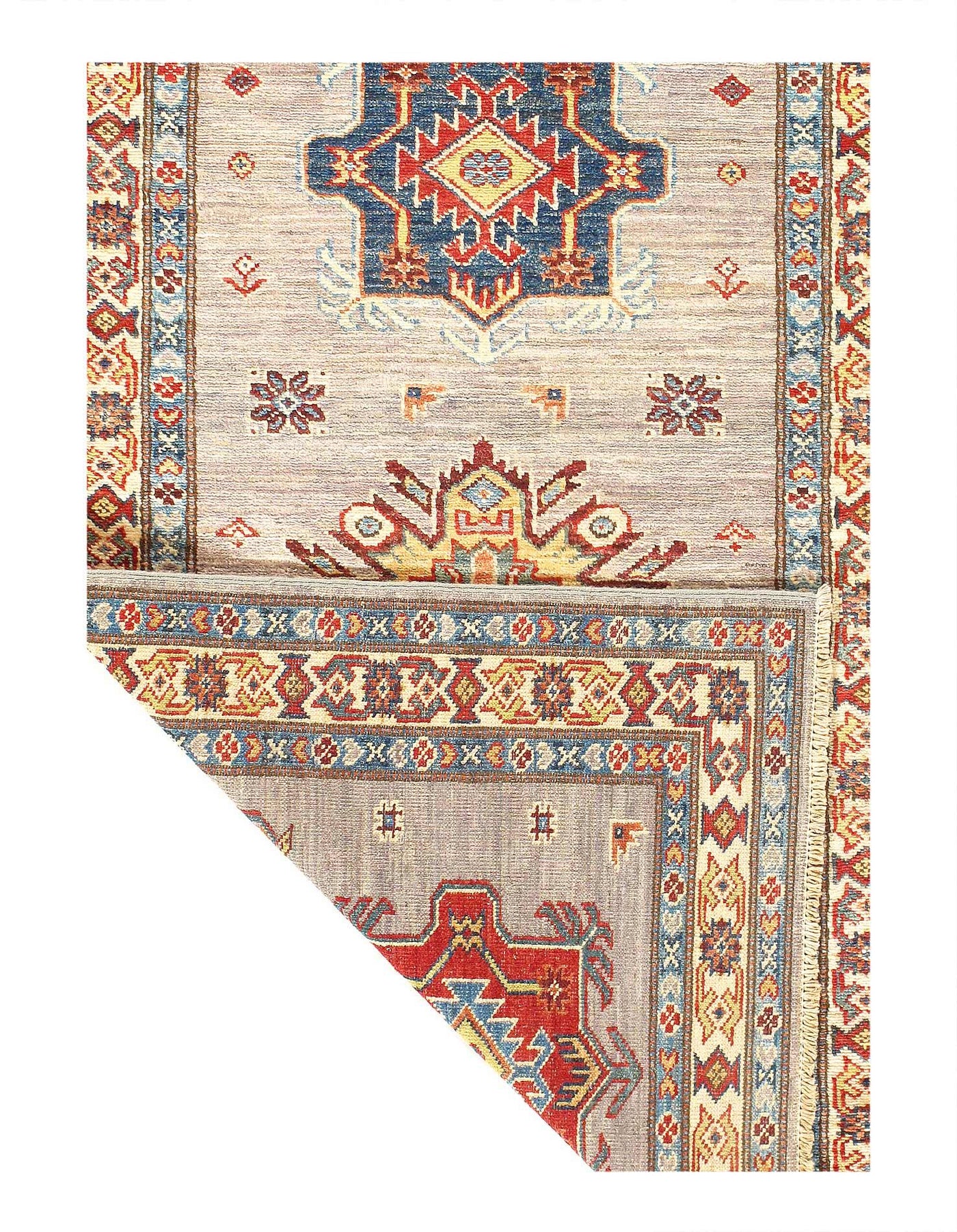 Canvello Super Kazak Lamb's Wool Runner - 2'8" X 13'8" - Canvello