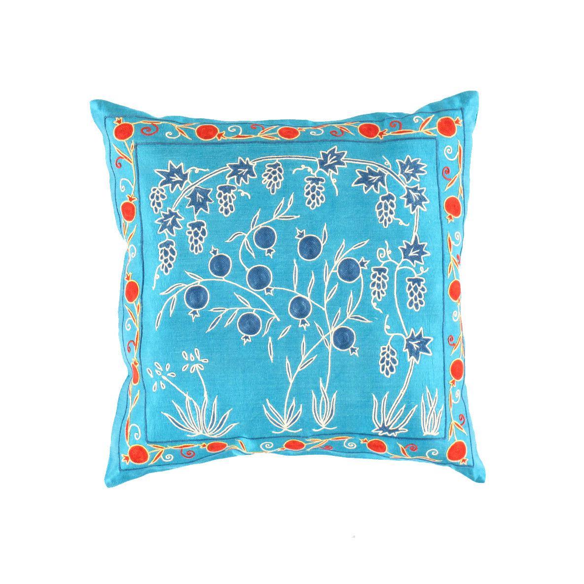 Canvello Suzani Light Blue Pillows For Couch - TS 203