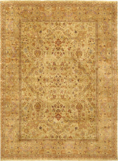 Canvello Tabriz Collection Hand - Knotted Lamb's Wool Area Rug - 10' 10" X 18' 0" - Canvello