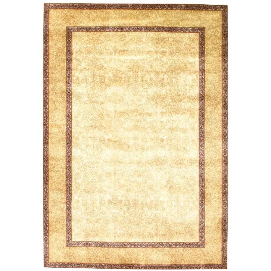 Canvello Tabriz Design Hand Knotted Rug - 4'1" x 5'11" - Canvello