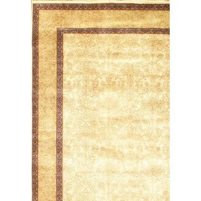 Canvello Tabriz Design Hand Knotted Rug - 4'1" x 5'11" - Canvello